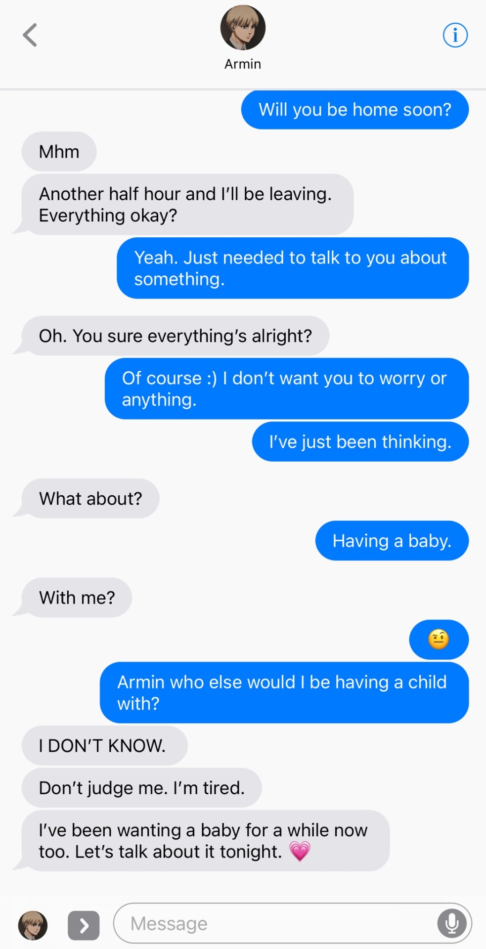 I Want A Baby! With The Attack On Titan Men
