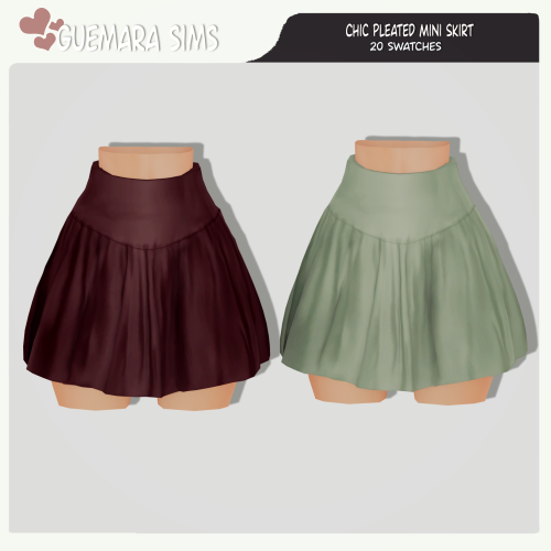 Introducing The Chic Pleated Mini Skirt For Sims 4 A Wardrobe Essential In 20 Vibrant Colors. Elevate