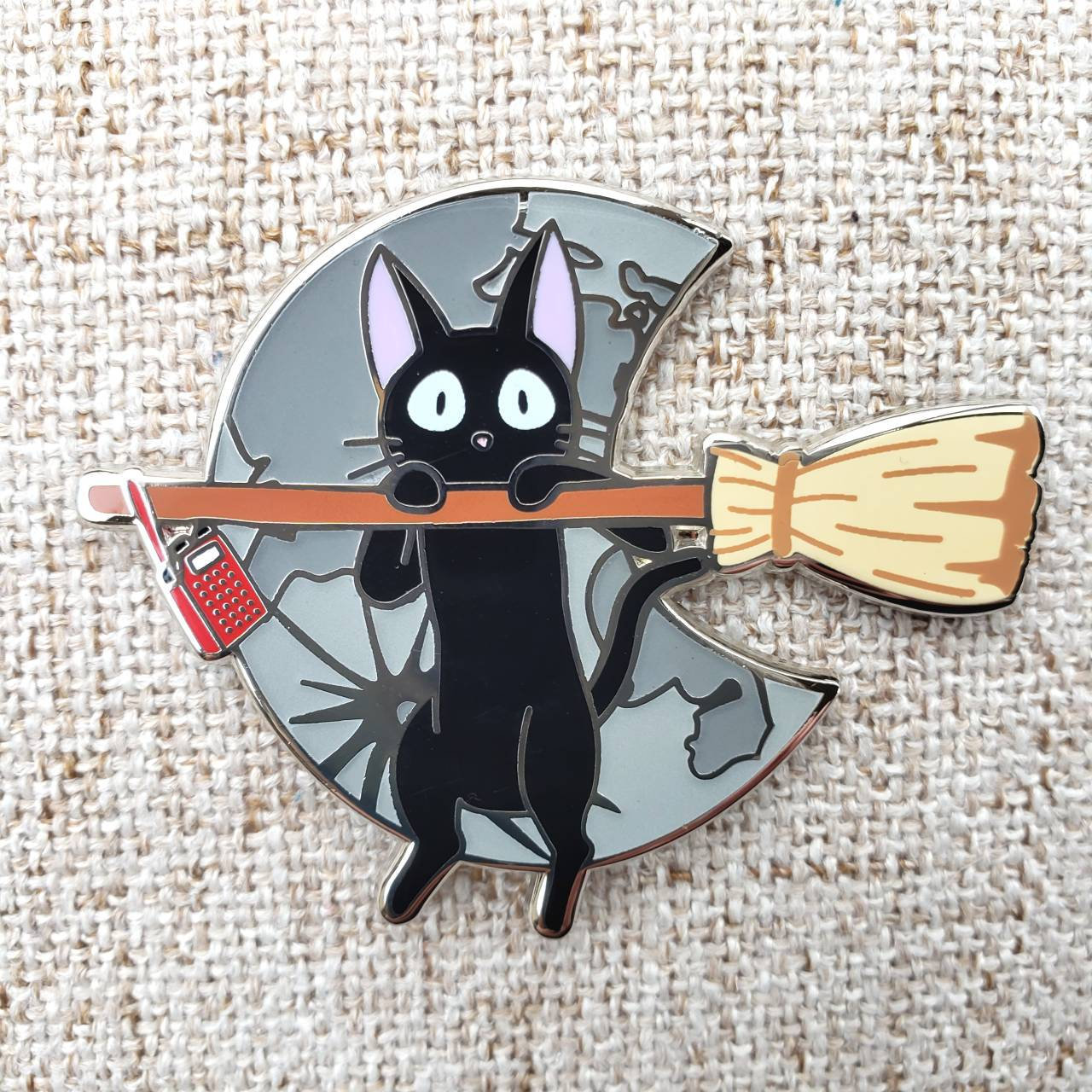 sosuperawesome: Kiki’s Delivery Service Fan Art Pins  Mei Bee Art on Etsy  See