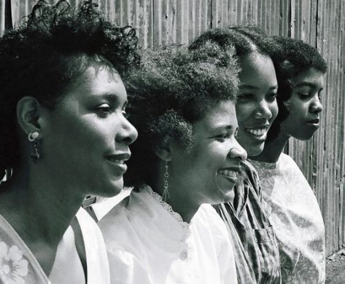 move-and-still:    Los Angeles, 1983, UCLA Filmmakers: Julie Dash, Storme Bright, Alile Sharon Larkin, Melvonna Bellinger.  