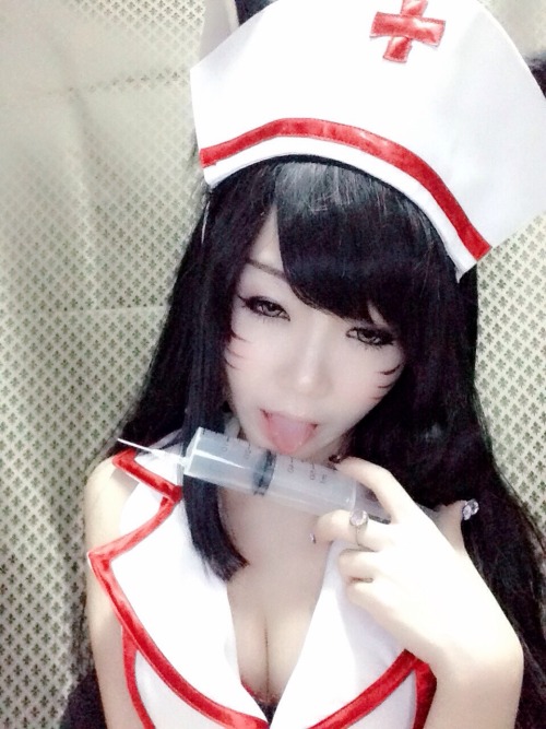 sweetsin7th:  Ahri Nurse Cosplay By Rafrenze (me)