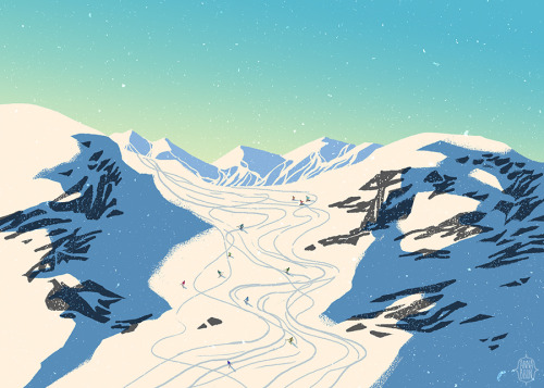 all the snowy landscapes you could want! in my shop :D now to go and draw more&hellip;.