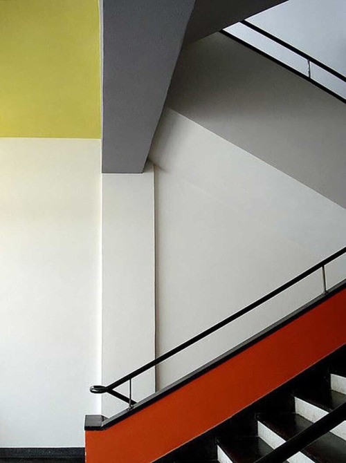 bauhaus-movement:BAUHAUS, Stairway, Dessau, 1932