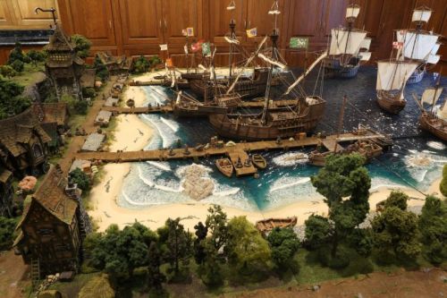 queenlyflesh: thewargamingmagpie: The most stunning D&amp;D table I think I’ve ever seen! 
