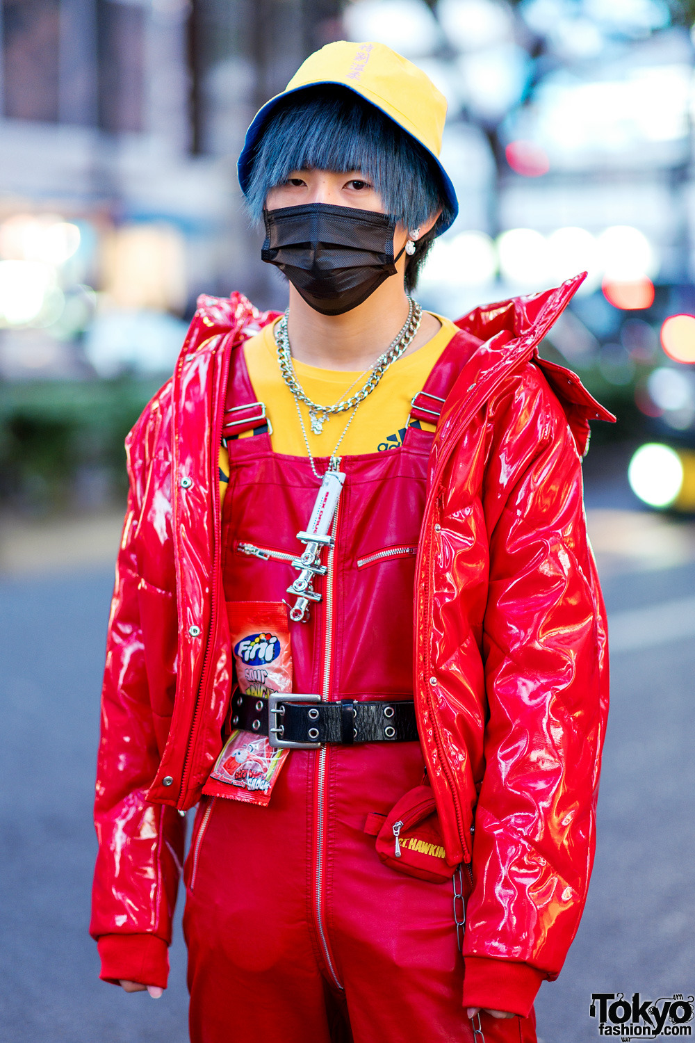 tokyo-fashion:  19-year-old Taso and 18-year-old Zaki on the street in Harajuku wearing