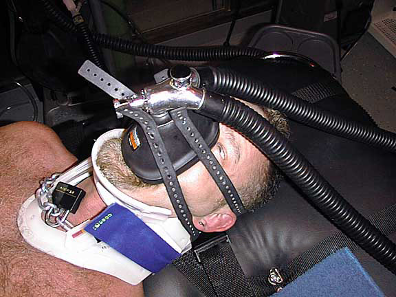 rubbermayhem:  Even with limited peripheral vision, he saw the mask and knew what