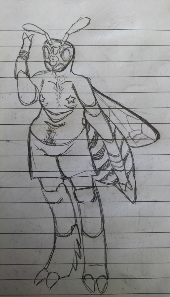 I Made A Furry Wasp Oc Based On My Roblox Avatar!!! :D
