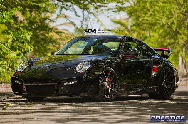 automotivated:  Porsche 997TT ADV5.0 M.V2 SL by ADV1WHEELS on Flickr.