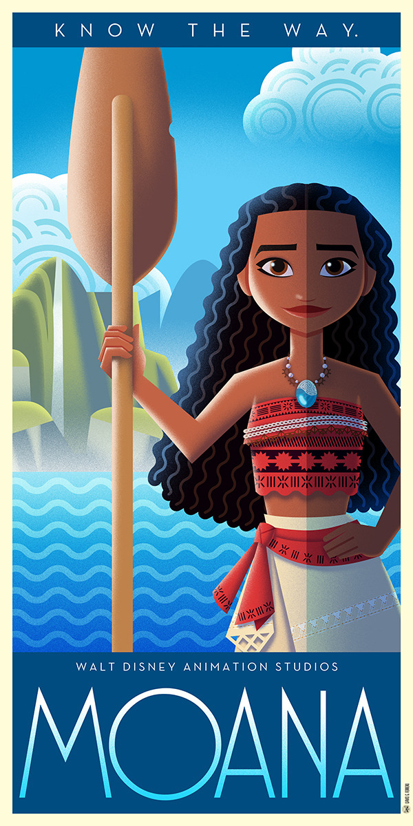 pixalry:  Disney Art Deco Posters: Part III - Created by David G. Ferrero  You can