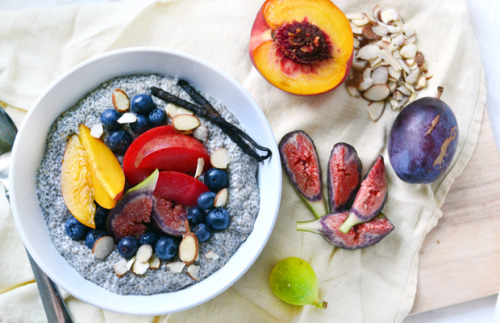 vegan-yums:     Vanilla-Almond Chia Breakfast Pudding / Recipe     