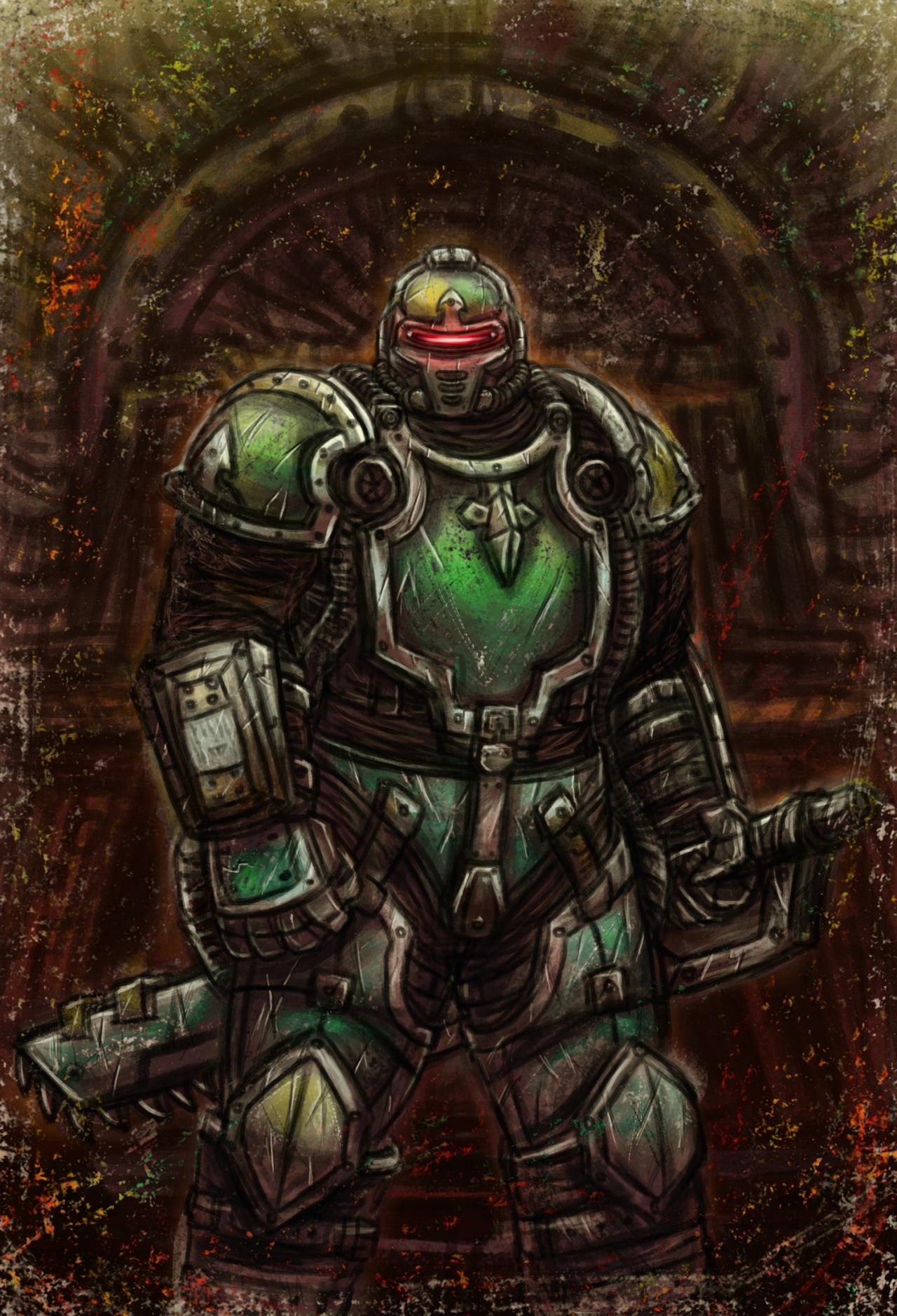 Anime Warhammer 40K Fan Art - art-willy