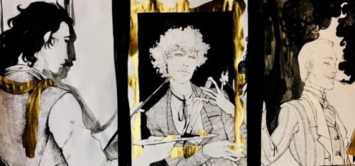 icestorming - Ink and gold- for some usual art ( @anyone wants to...