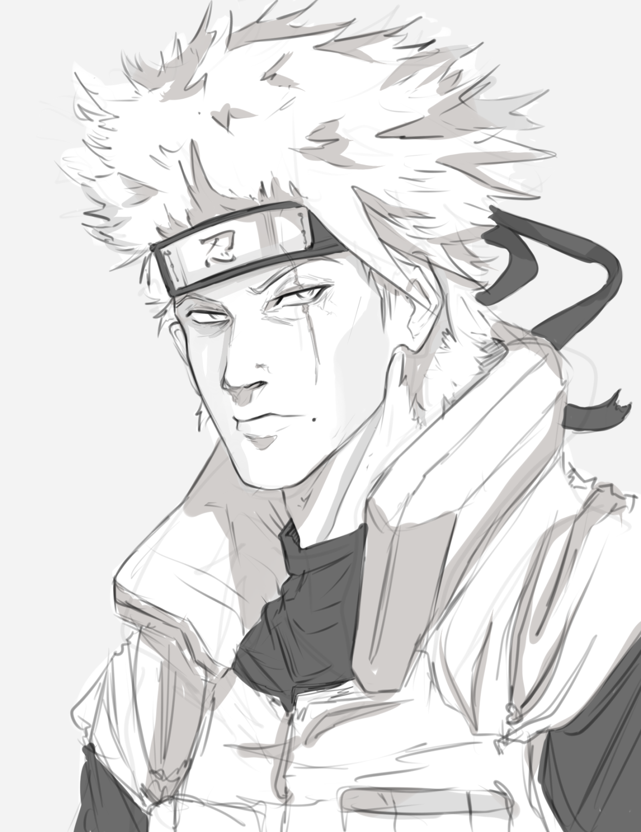 lawlliets:  PRETTY MUCH all of my Kakashi drawings from the last few months! You
