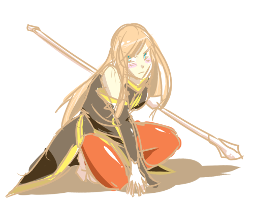 karinosa:  Warming up with a new tablet a friend lent me, feels great.