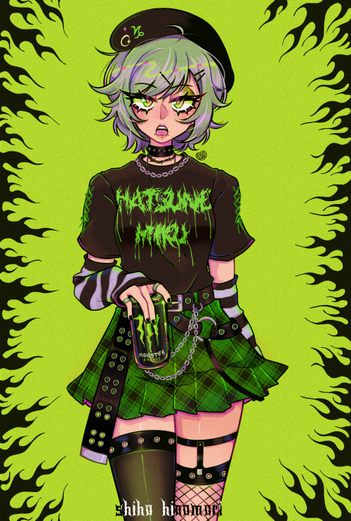 evilstep:shiho is very cool 💚⛓️