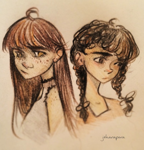 clauduscumclaudo:  my Thenardier sisters color key: still dreaming about creating a les mis animated