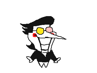 Spamton Eats The Cheese Square