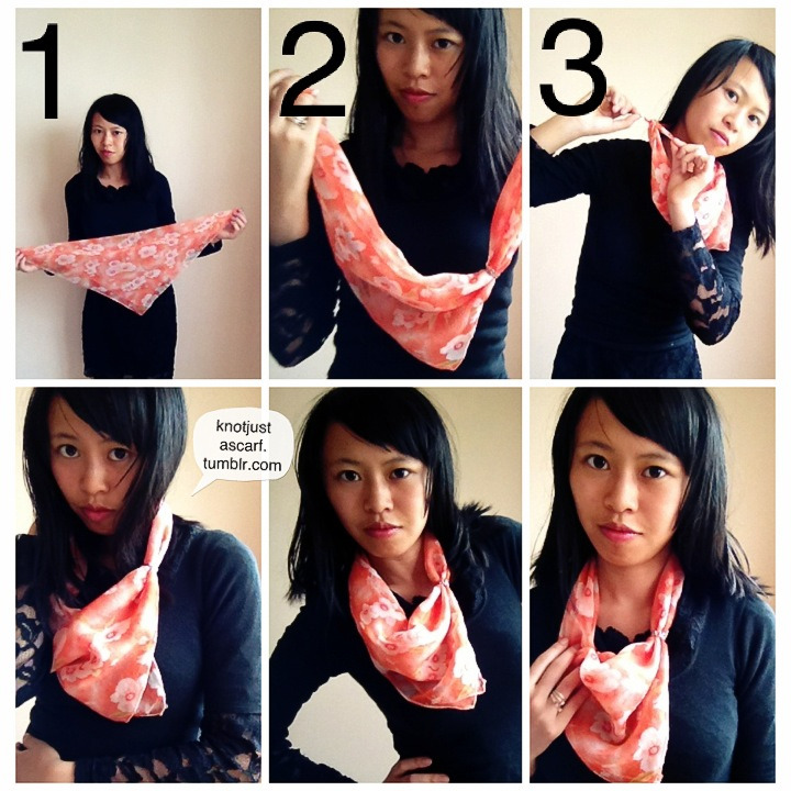 KNOT JUST A SCARF: Scarf Tying and Styling Blog — Tutorial #39: Fold ...