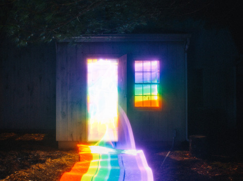 escapekit:Rainbow RoadDirector and photographer Daniel Mercadante in his free time creates rainbow p
