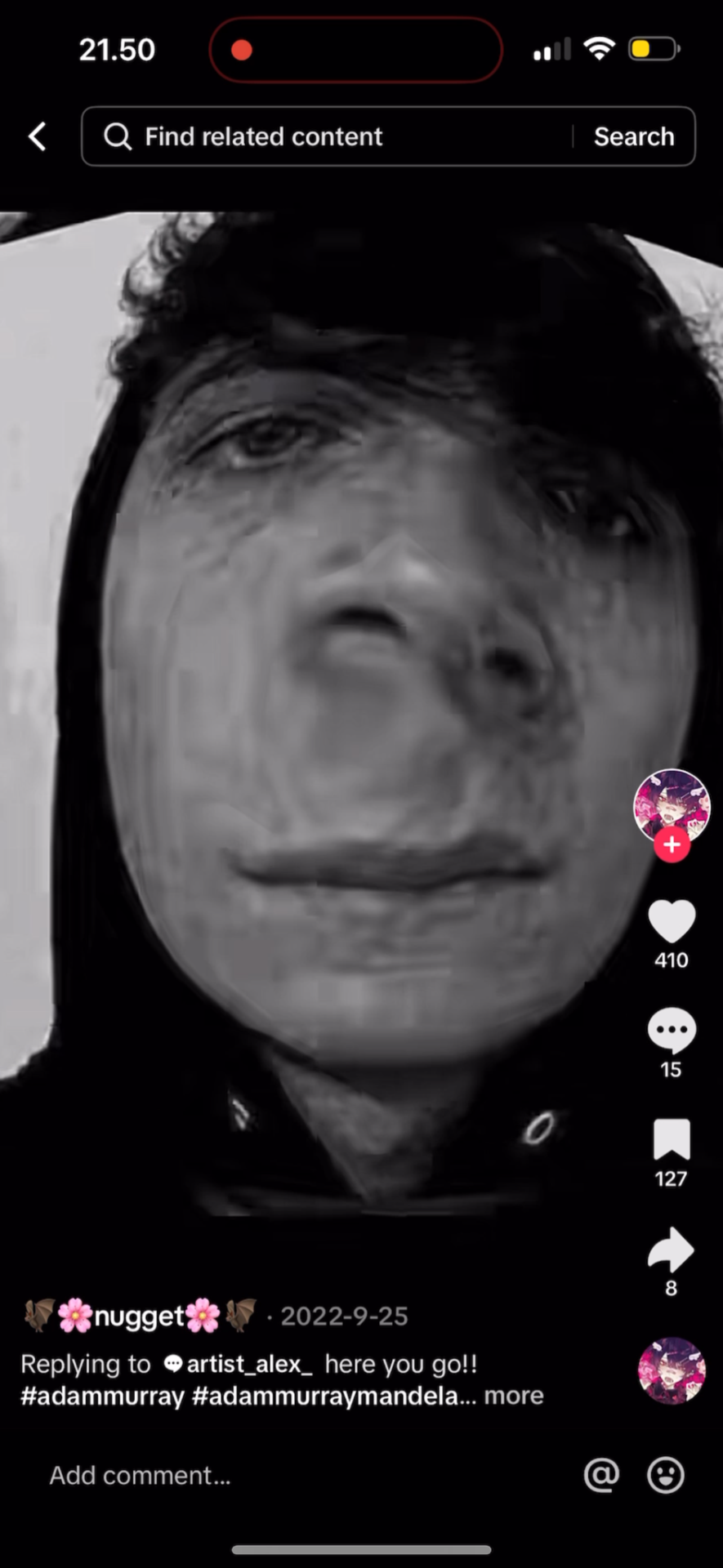 HELP- I WAS SCROLLING THROUGH TIKTOKS WITH ADAM MURRAY HASHTAGS AND THE INTRO OF ONE OF THE EDITS-😭