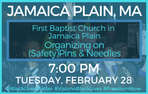 JAMAICA PLAIN, MATUE FEB 28 - 7:00 PMFirst Baptist Church in Jamaica Plain633 Centre StreetOrganizin