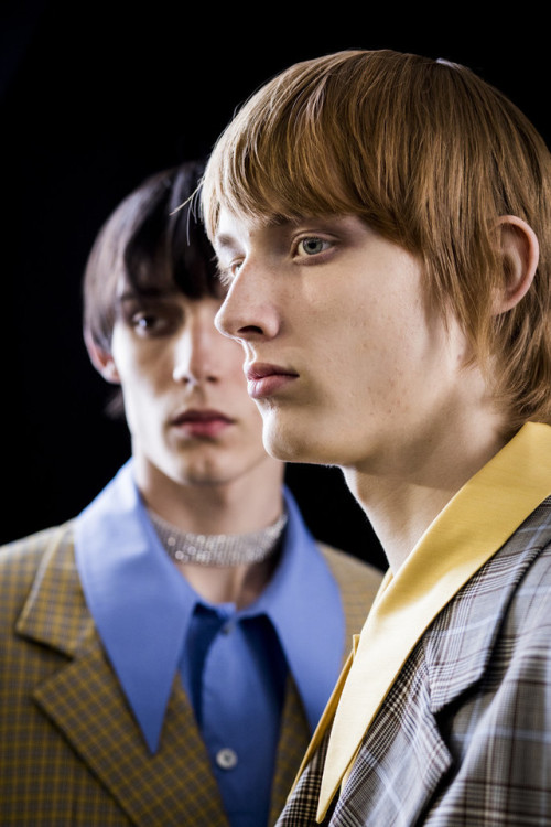 Dylan Roques & Karlis Leiboms - Backstage at Wooyoungmi, SS19