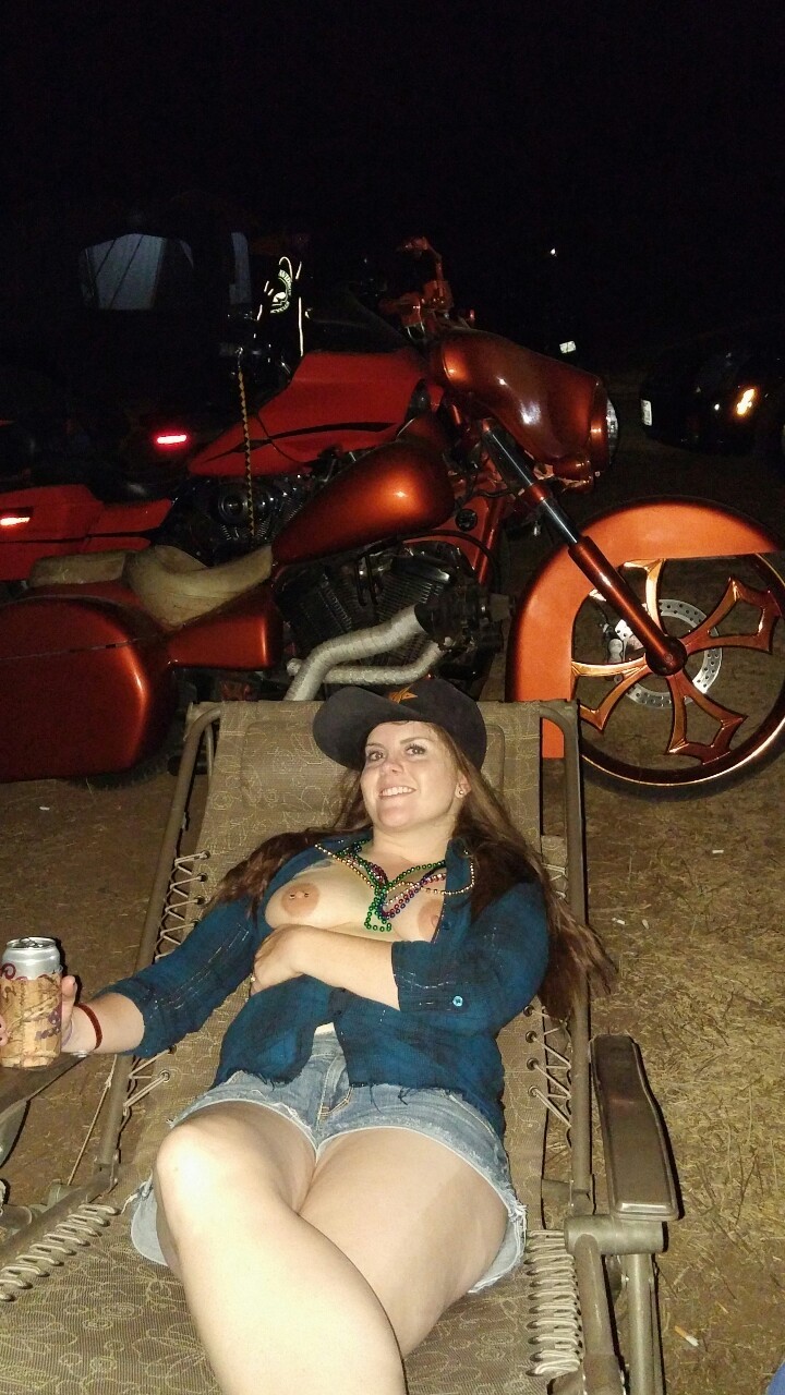 ridefasttakechances:  4B Wild West Biker Rally My wife knows how to make a rally