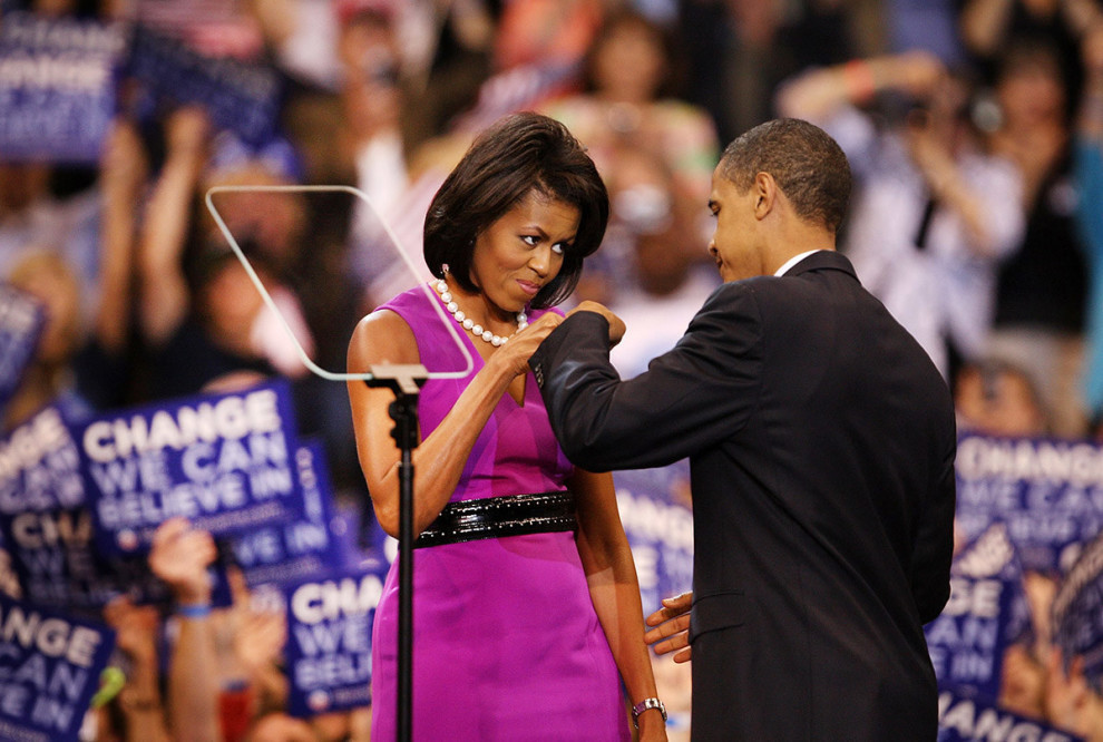 redoak14:  The results of what Dr. King fought for. We’ll miss you President Obama.