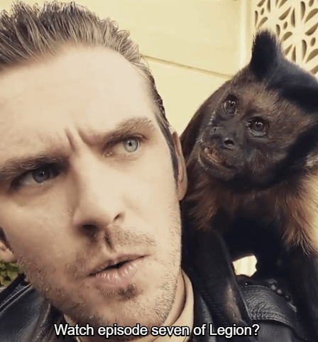 haslemere:Dan Stevens IG about penultimate episode of Legion. …Or Sir Lance and Dexter r