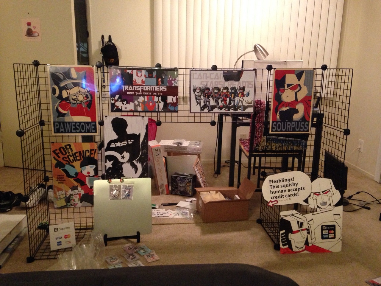 Slowly working on trying to figure out what kind of display I want to do for Botcon&hellip;