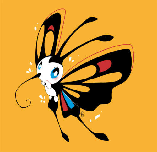 searching-for-bananaflies: Some bug pokemon I drew, because bug pokemon are good mons