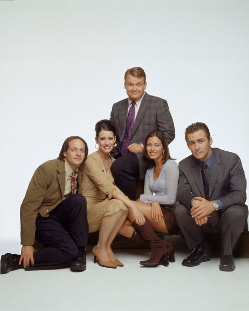 Jonathan Slavin, Paget Brewster Andy Richter, Irene Molloy & James Patrick Stuart for “Andy Rich