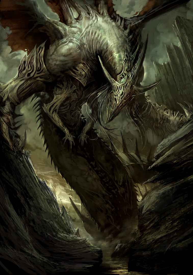 kekai-k:  Guild Wars Dragons circa 2007, the first designs I did for the potential