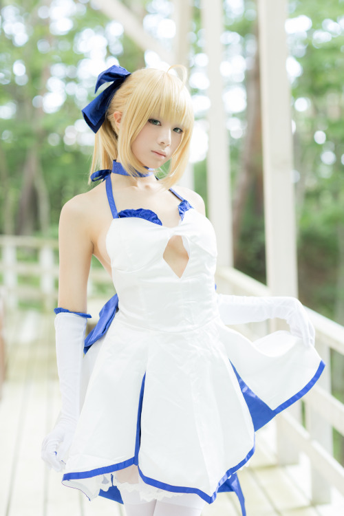 Saber - うさ吉 Photo by Flameworks7