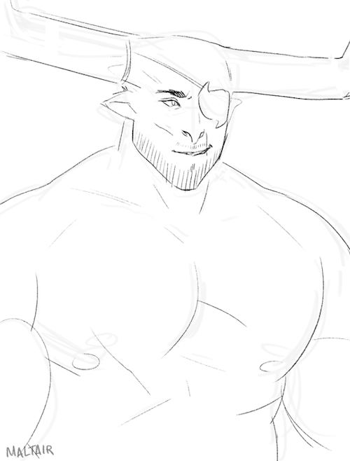 maltairs: i luv this big horned man