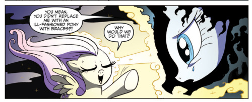 That one time the official MLP comic shamed its readers for liking Gravity Falls.(I actually like th