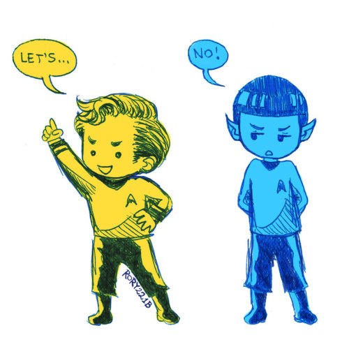 rory221b:To Boldly NOJim: But I wanted to boldly go where no man has gone before…Spock: Captain, I s