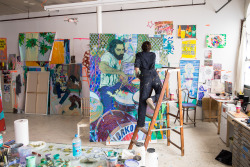 donstahl:  Hope Gangloff in her studio LIC, 2015 