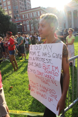 iwakeupblack:  thedivinemorningstar:  JUSTICE FOR MIKE BROWN NEW ORLEANS!!!!  That’s sign says it all did you get chills? I did.