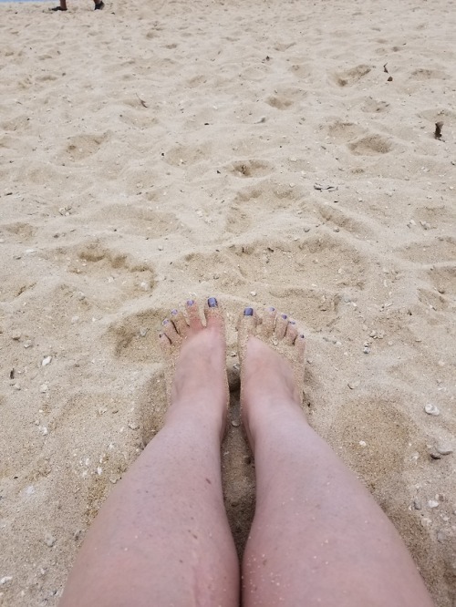 Sand in between my toes….. Missed that