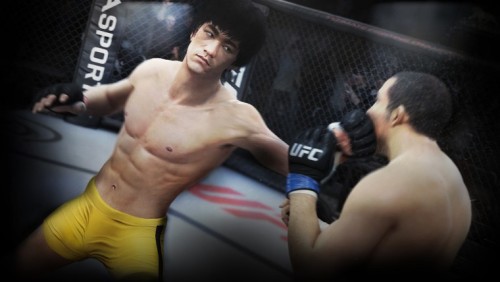 Bruce Lee is an unlockable character in EA Sports UFC. Awesome, disrespectful marketing ploy, or jus