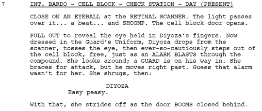 Hope you enjoyed “Nakara,” written by Erica Meredith and directed by PJ Pesce. First up, we have Diyoza going for the jugular in the epic teaser sequence.  