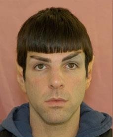 strawberrypatty:mrssylargray:spock - screen test - 2007 Top two are Spock’s Starfleet Academy ID pictures.Middle ones are snapshots by Nyota when they’re out on a date. Bottom ones are Kirk trying to capture Spock emoting and just missing it.