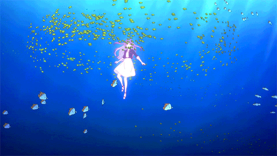 Shiroi Suna no Aquatope
Fuuka 
Aquarium 
all the feelings