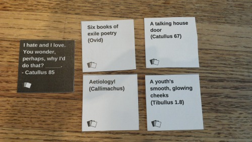 earlhamclassics: Say what you will about Cards Against Humanity (and there’s plenty to say), I