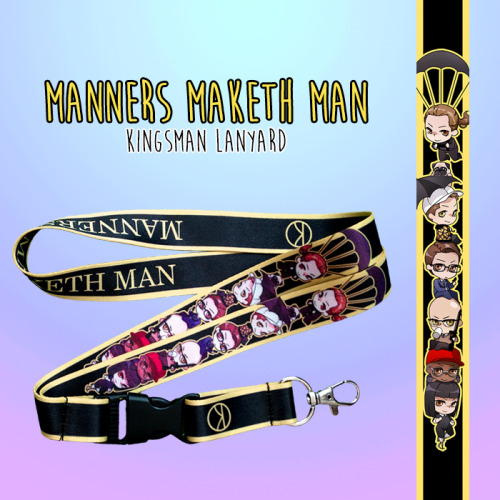 Kingsman LanyardThis lanyard was included with all Kingsman charm pre-orders so if you still have no