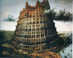 artist-bruegel:  The “Little” Tower of Babel, 1563, Pieter Bruegel the ElderMedium: oil,panel