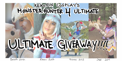 nom-nom-keiko: OKAY HUNTERS IT’S GIVEAWAY TIME I hope you’re all ready for a wall of tex