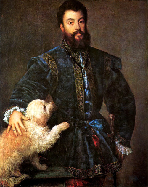 Portrait of Frederico Gonzaga by Titian, c. 1525