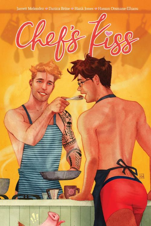 My variant cover for Oni Press’s book, Chef’s Kiss!Writer: Jarrett Melendez, Artist: Danica Brine, C